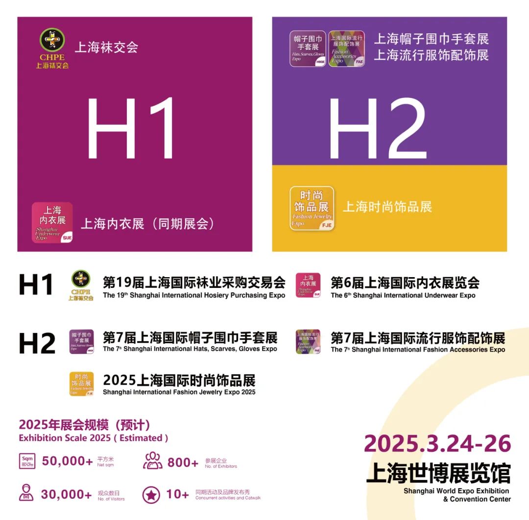 CHPE2025第19届上海国际袜交会时间、地点、门票、参观攻略